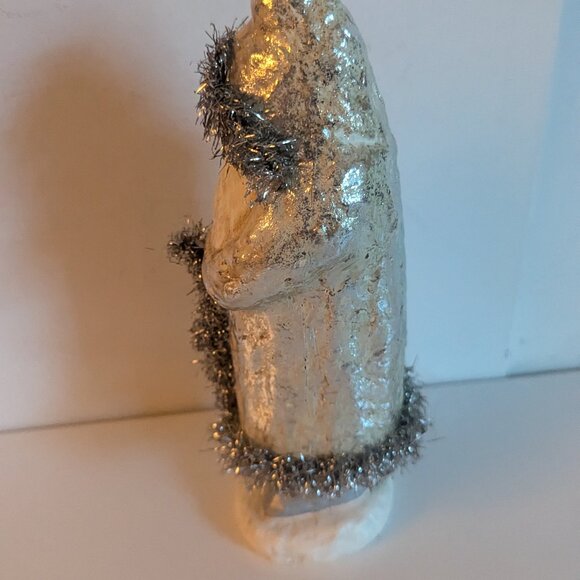 NWT Charming Vintage Santa Claus Christmas Belsnickel Tinsel Holiday Home Decor - Picture 11 of 15